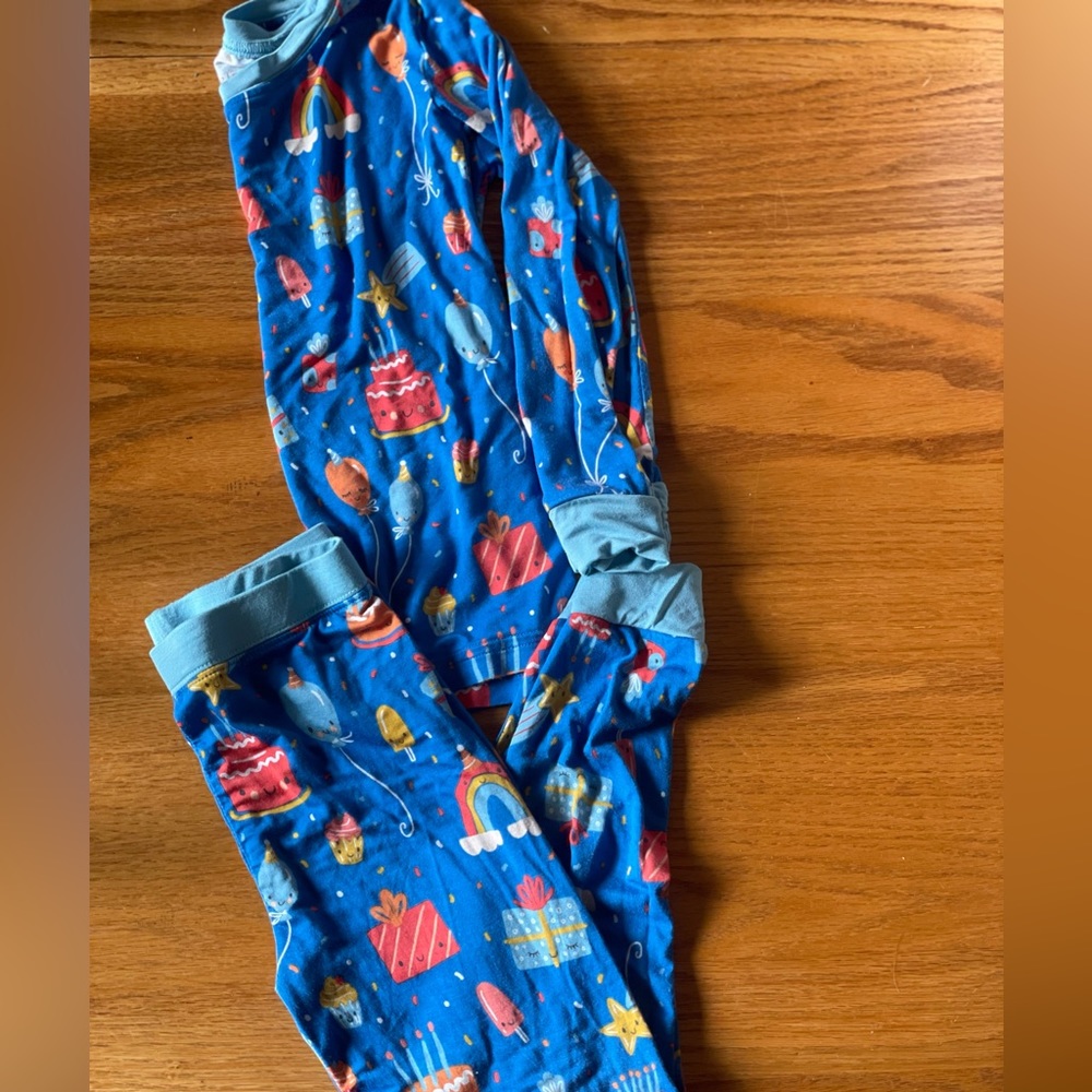 Little Sleepies birthday pajamas